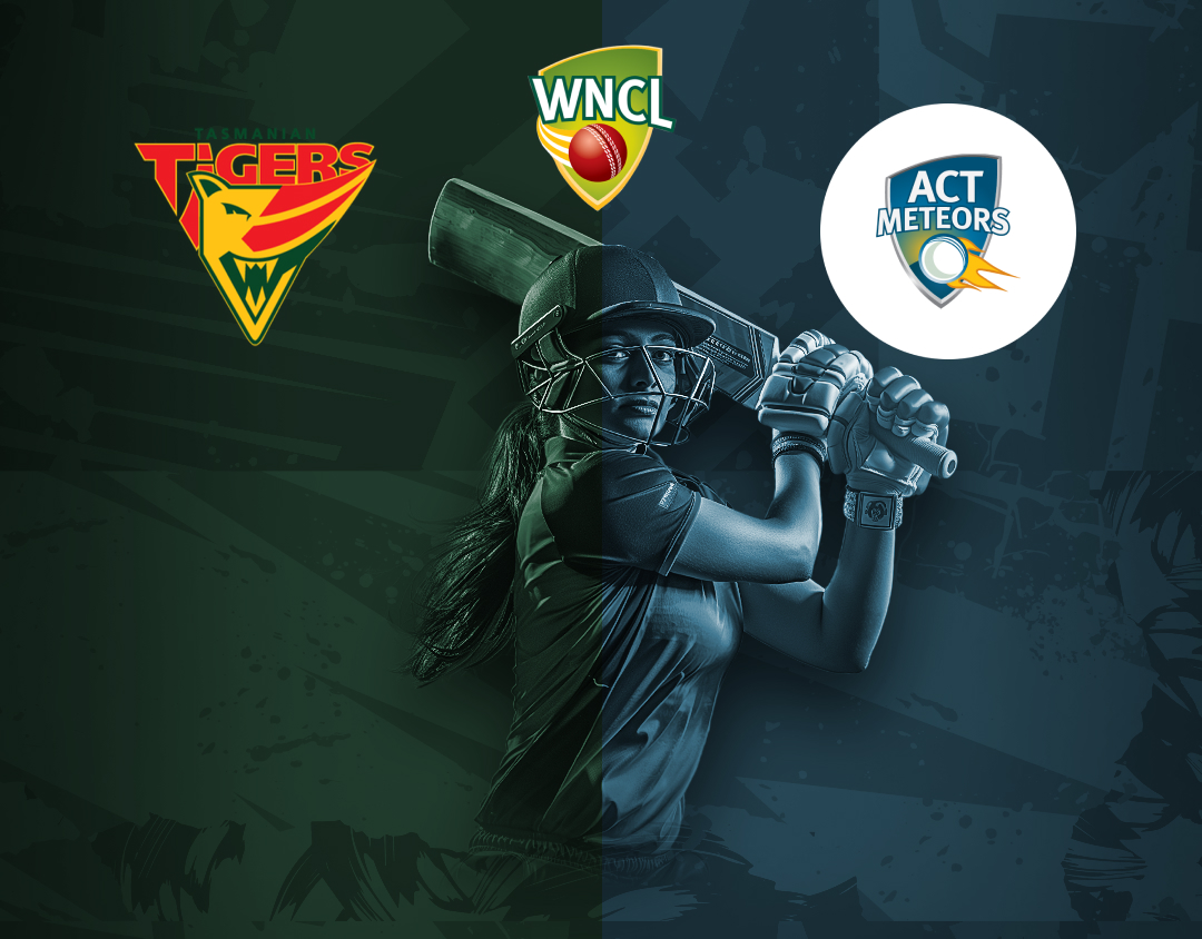 Match 28 of wncl, 2024-25: tasmania women vs act meteors banner