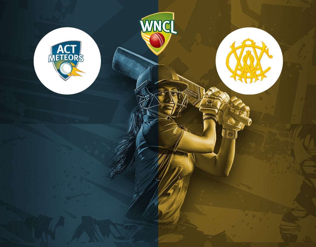 Match 32 of wncl, 2024-25: act meteors vs western australia women banner