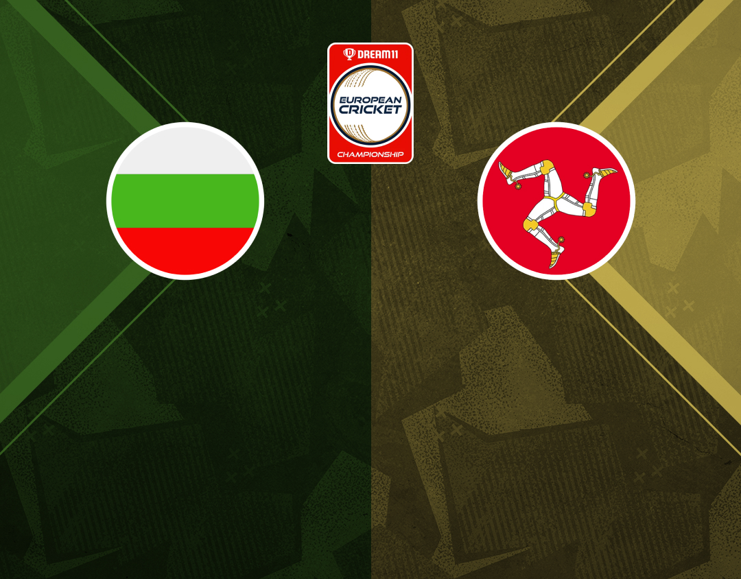 Group 1 - qualifier 2 of dream11 european cricket championship, 2024: isle of man vs bulgaria banner
