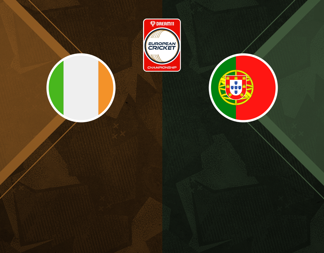 Group a - match 2 of dream11 european cricket championship, 2024: ireland xi vs portugal banner