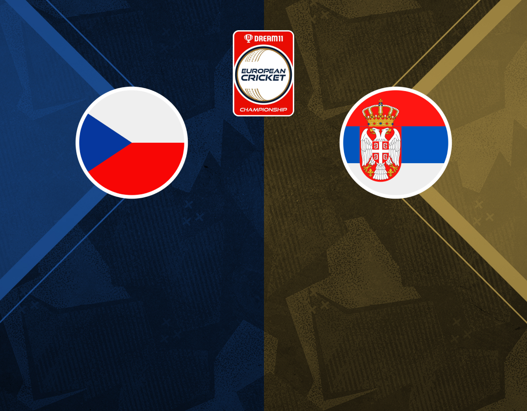 Group 2 - match 1 of dream11 european cricket championship, 2024: czechia vs serbia banner