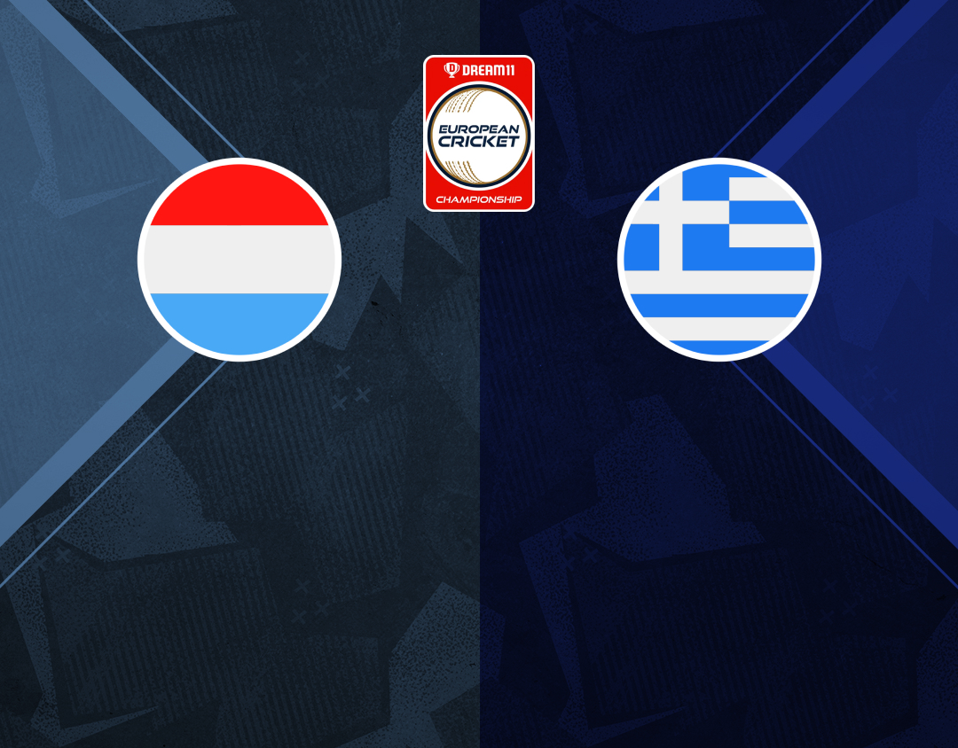 Group 2 - match 2 of dream11 european cricket championship, 2024: luxembourg vs greece banner