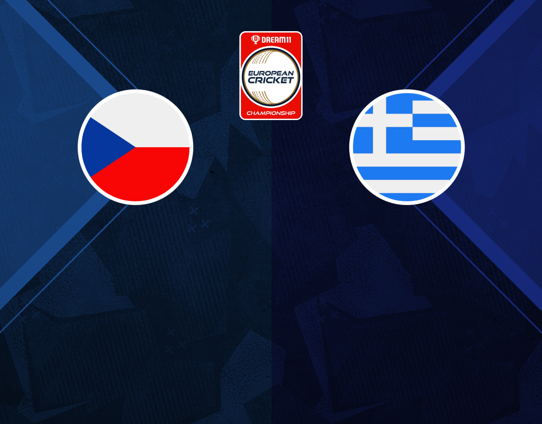 Playoffs - match 2 of dream11 european cricket championship, 2024: czechia vs greece banner