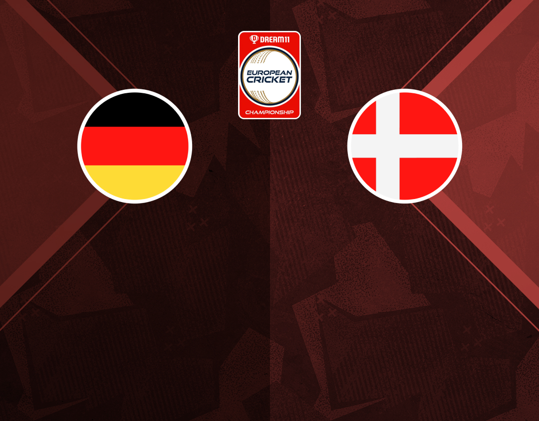 Group b - match 2 of dream11 european cricket championship, 2024: germany vs denmark banner