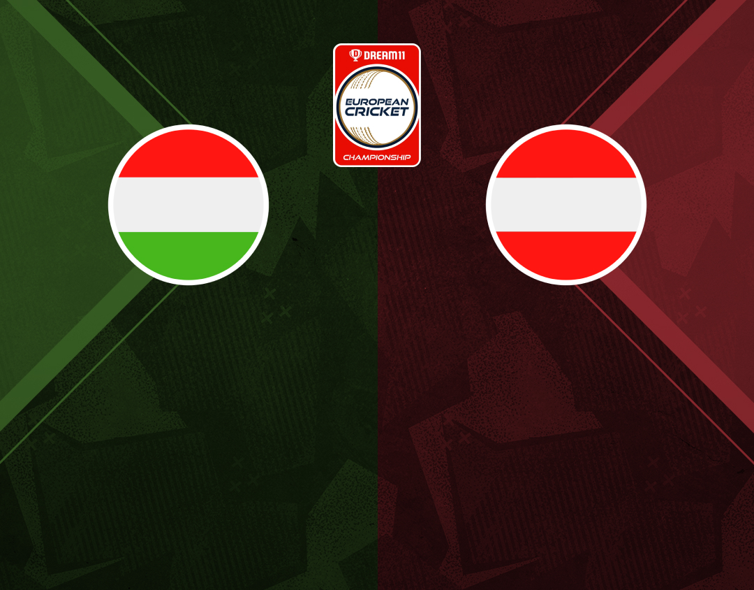 Group b - match 3 of dream11 european cricket championship, 2024: hungary vs austria banner