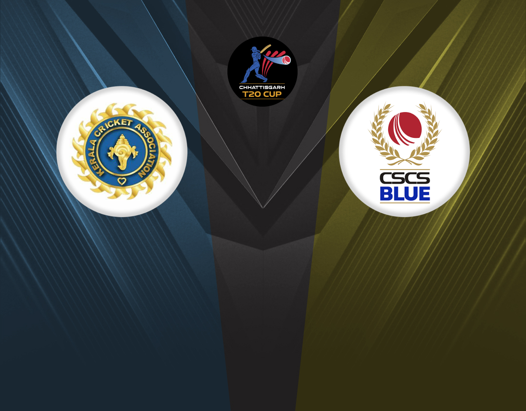 Match 7 of chhattisgarh women's t20 cup: kerala women vs chhattisgarh blue women banner