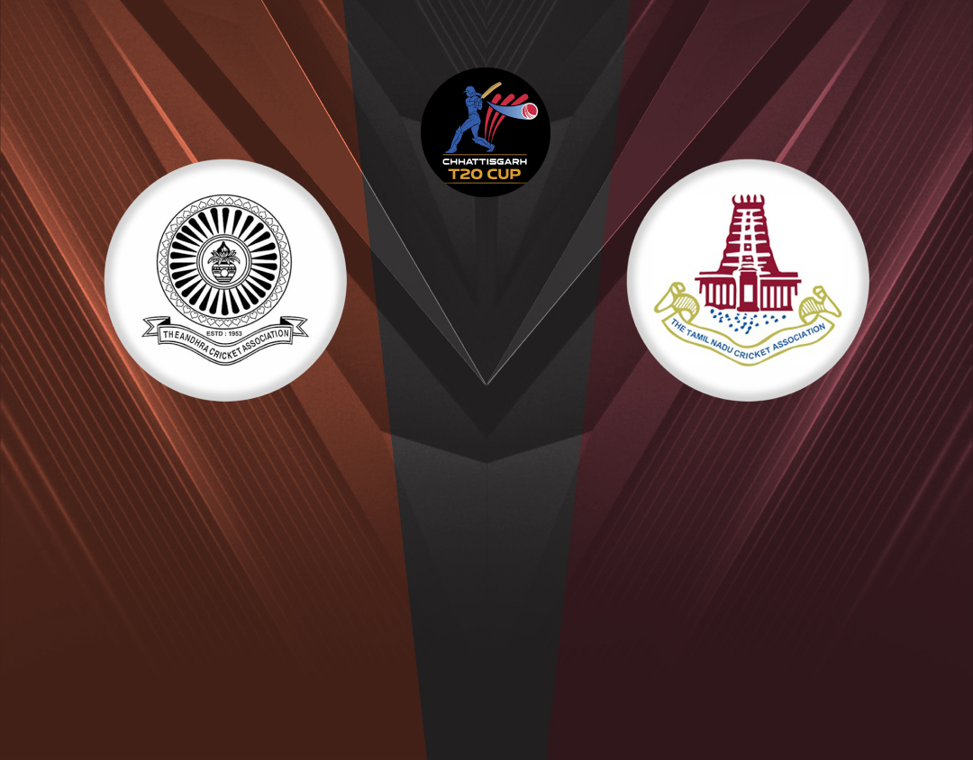 Match 8 of chhattisgarh women's t20 cup: andhra women vs tamil nadu women banner