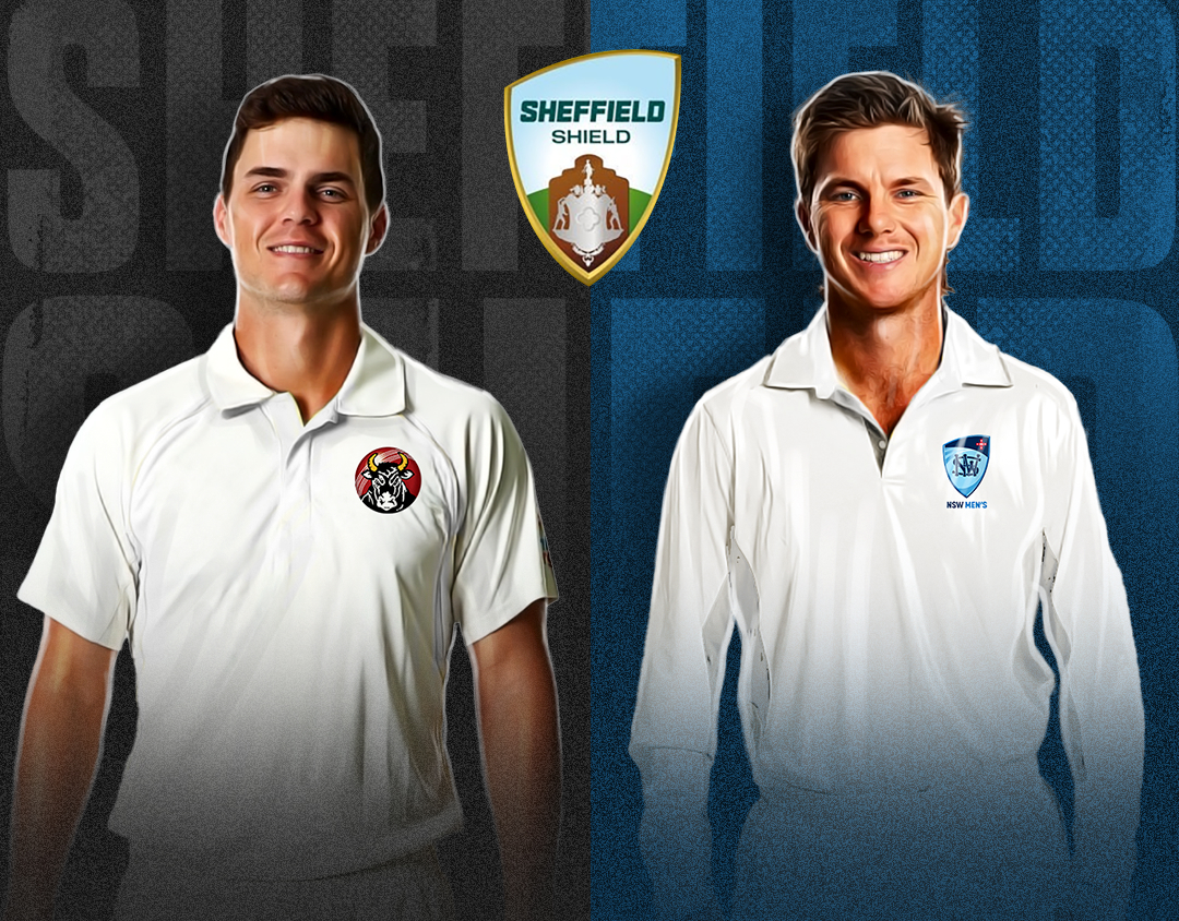 Match 20 of sheffield shield, 2024-25: queensland vs new south wales banner