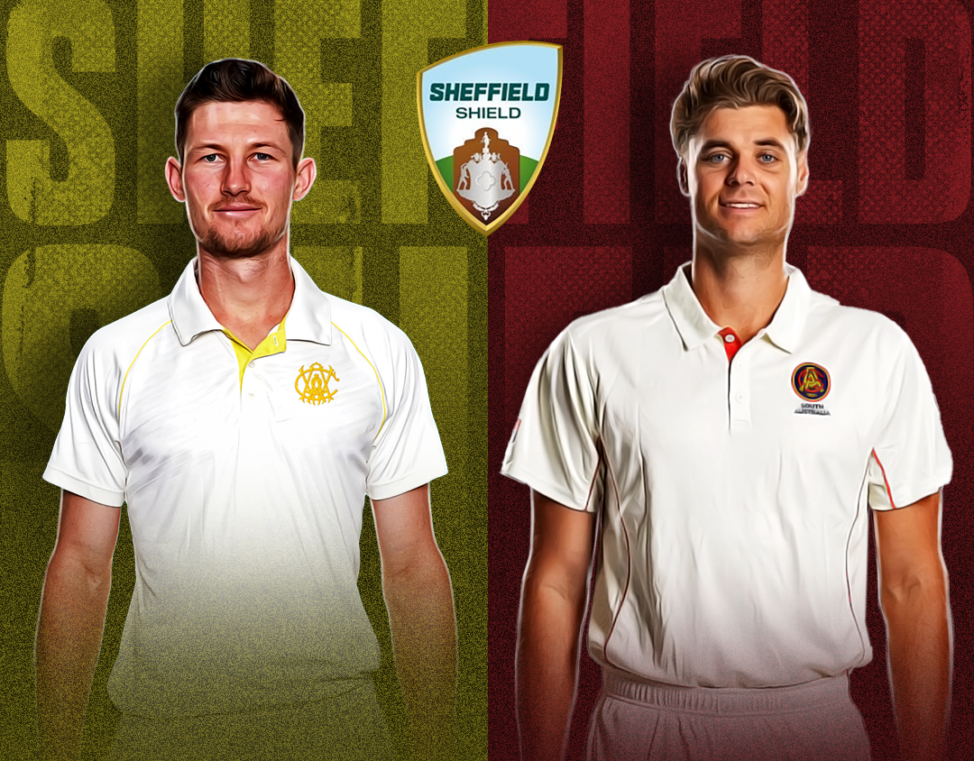 Match 21 of sheffield shield, 2024-25: western australia vs south australia banner