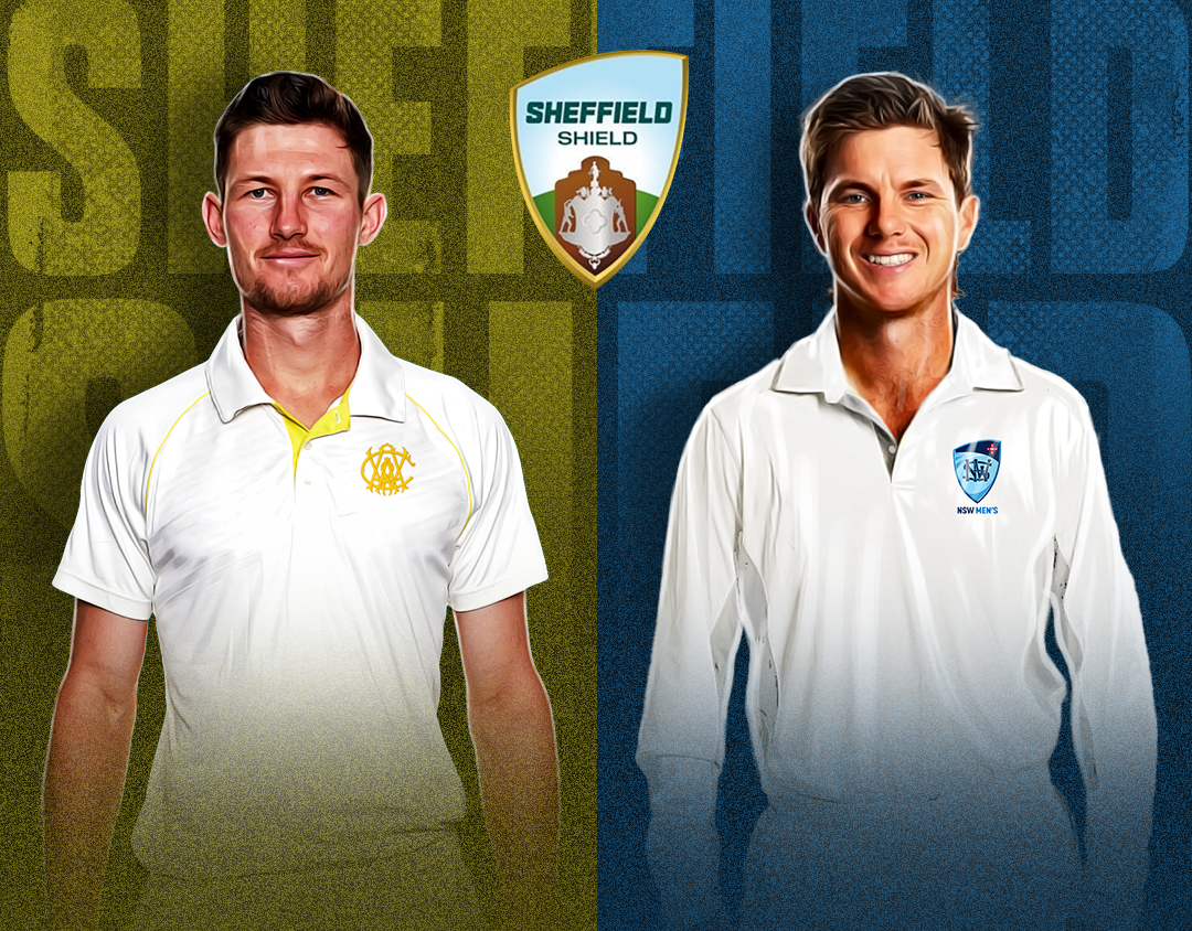 Match 27 of sheffield shield, 2024-25: western australia vs new south wales banner