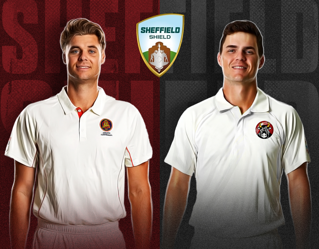 Match 29 of sheffield shield, 2024-25: south australia vs queensland banner