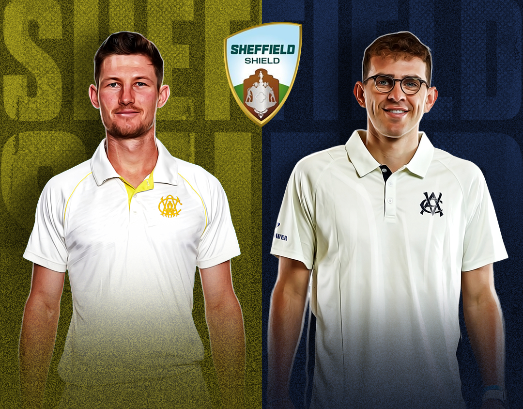 Match 30 of sheffield shield, 2024-25: western australia vs victoria banner