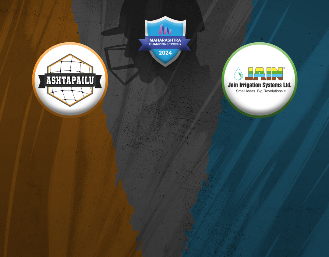 Match 3 of maharashtra champions trophy 2024: ashtapailu sports vs jain irrigation banner