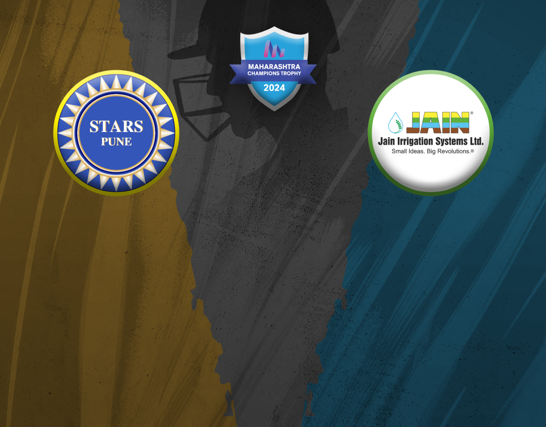 Match 22 of maharashtra champions trophy 2024: stars cricket club vs jain irrigation banner