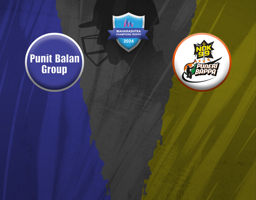 Match 25 of maharashtra champions trophy 2024: punit balan group vs nok 99 puneri bappa banner