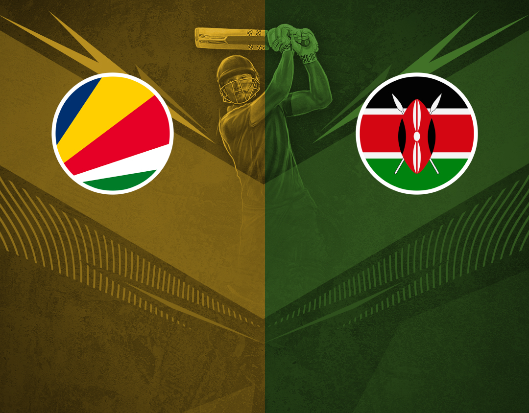 Match 10 of icc men's t20 wc africa sub regional qualifier b: seychelles vs kenya banner
