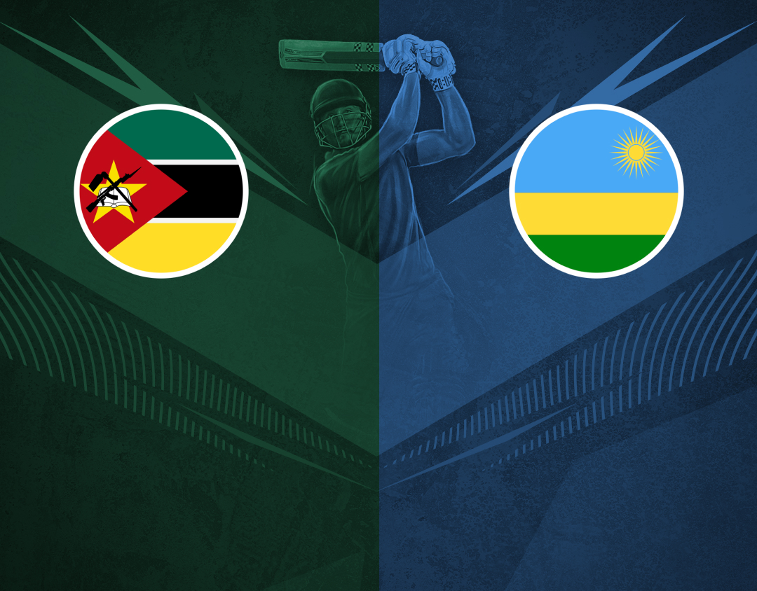 Match 11 of icc men's t20 wc africa sub regional qualifier b: mozambique vs rwanda banner