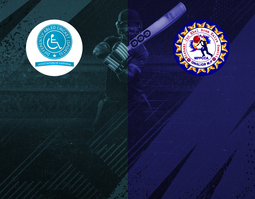 Match #2 of 4th national physical disability t20 championship : haryana divyang vs madhya pradesh divyang banner