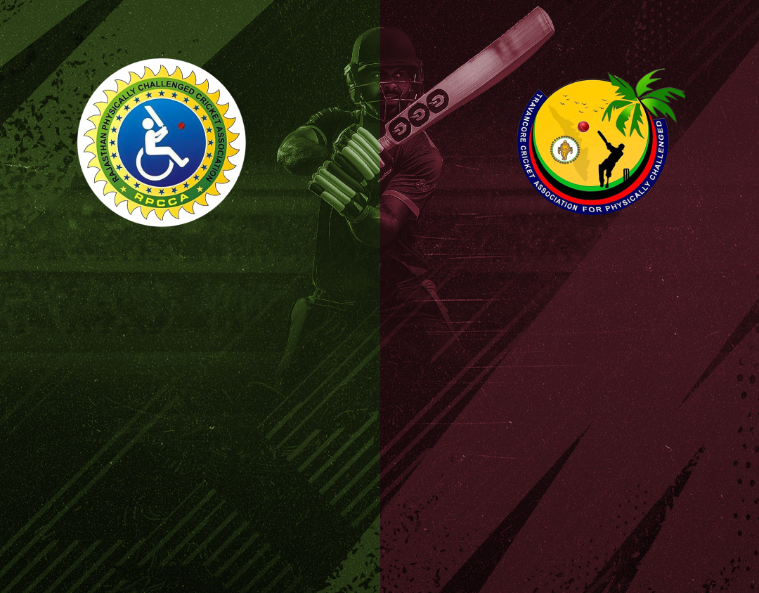 Match #1 of 4th national physical disability t20 championship : rajasthan divyang vs kerala divyang banner