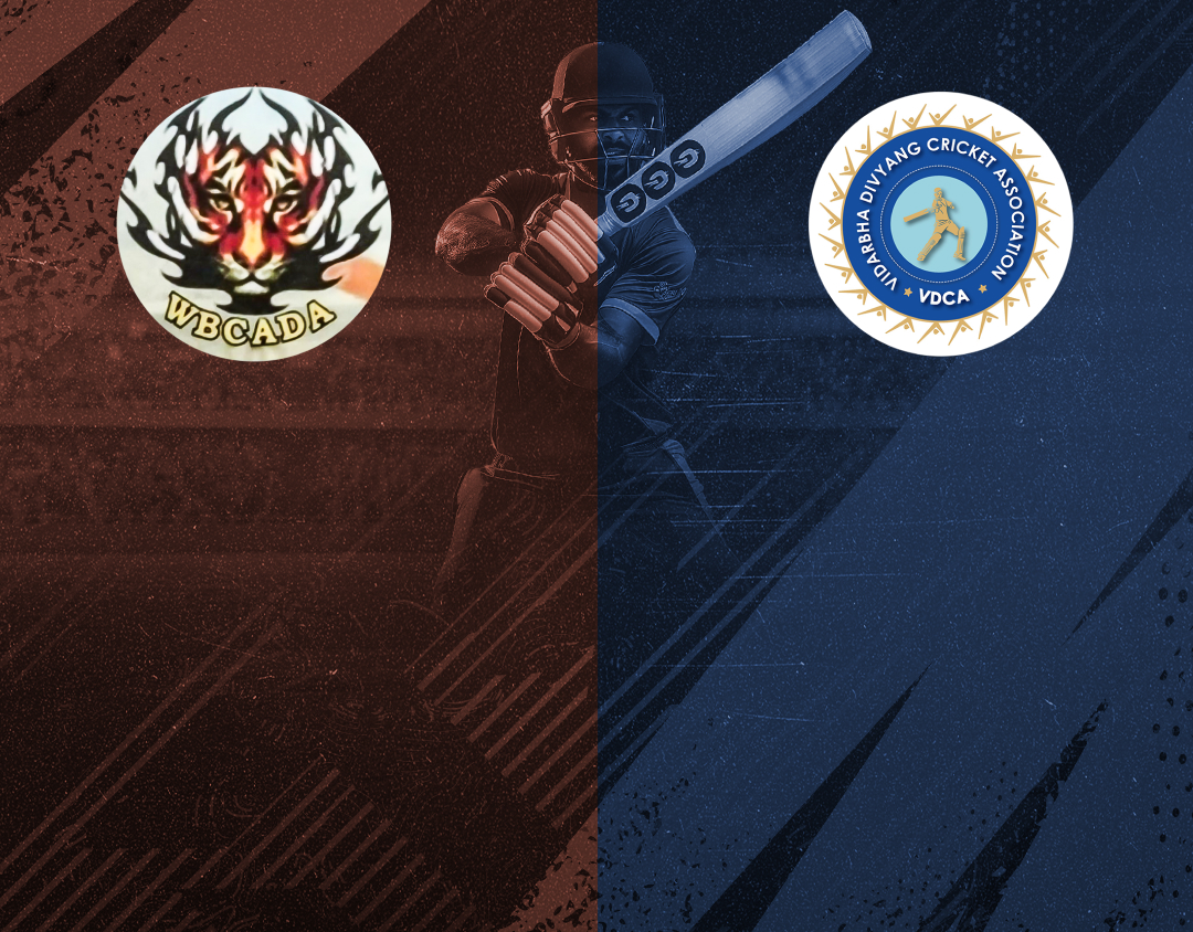 Match #6 of 4th national physical disability t20 championship : west bengal divyang vs vidarbha divyang banner