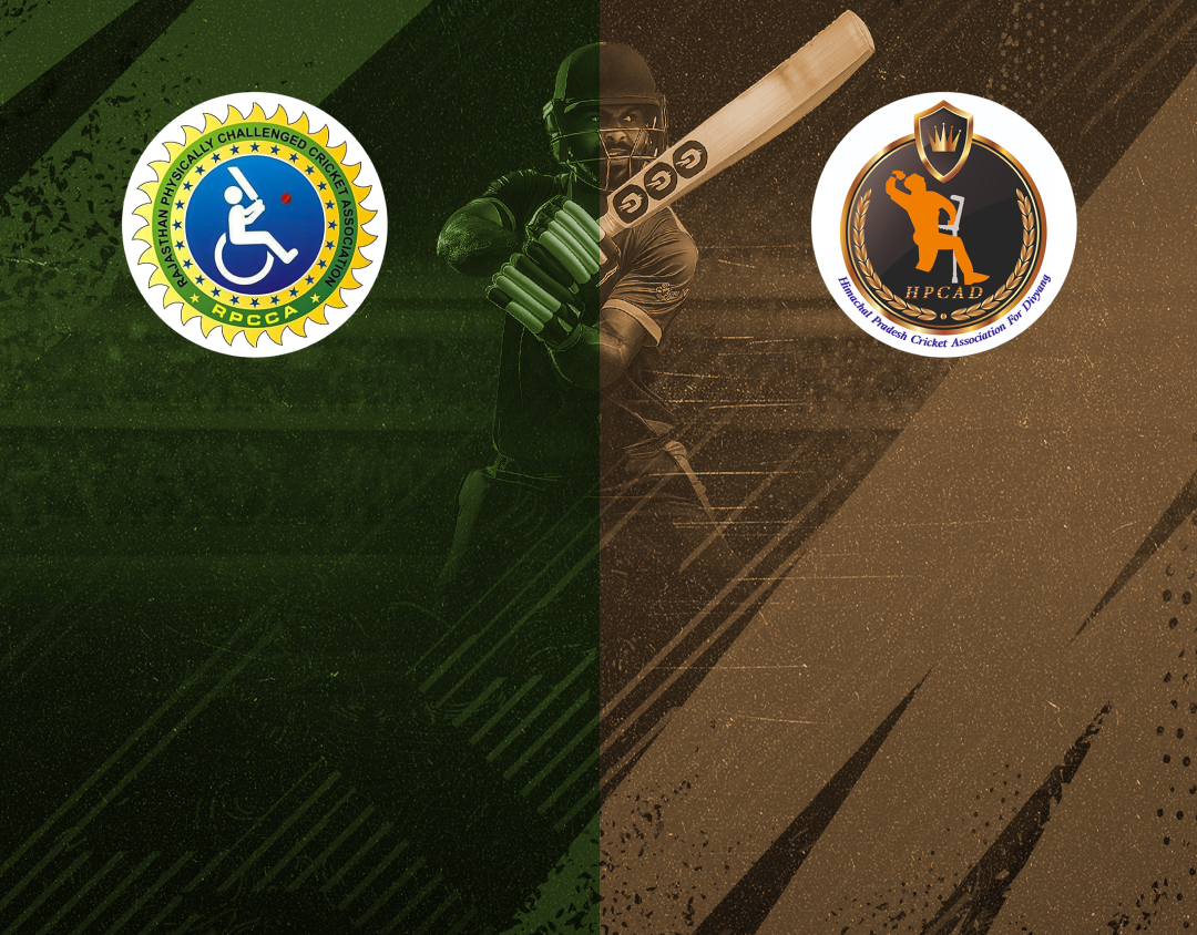 Match #16 of 4th national physical disability t20 championship : rajasthan divyang vs himachal pradesh divyang banner