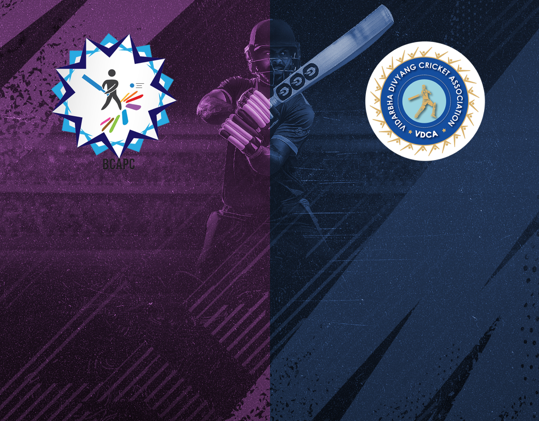 Match #22 of 4th national physical disability t20 championship : bihar divyang vs vidarbha divyang banner