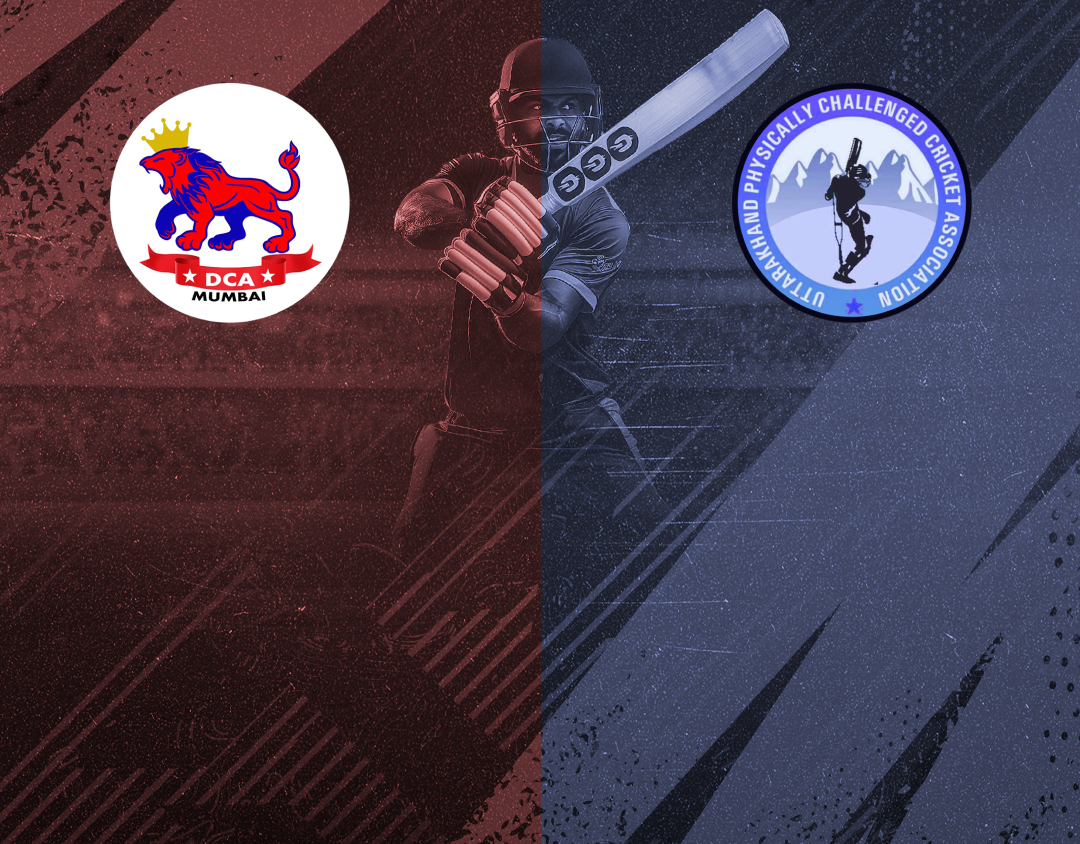 Match #60 of 4th national physical disability t20 championship : mumbai divyang vs uttar pradesh divyang banner