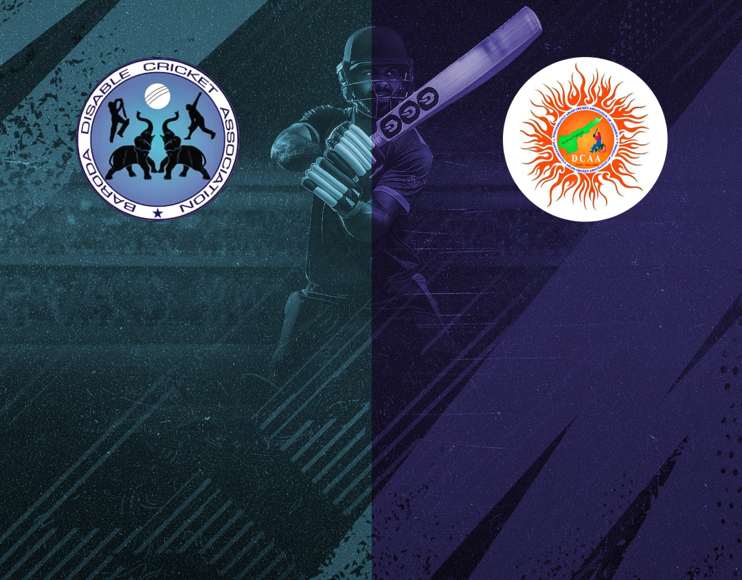 Match #24 of 4th national physical disability t20 championship : baroda divyang vs andhra pradesh divyang banner