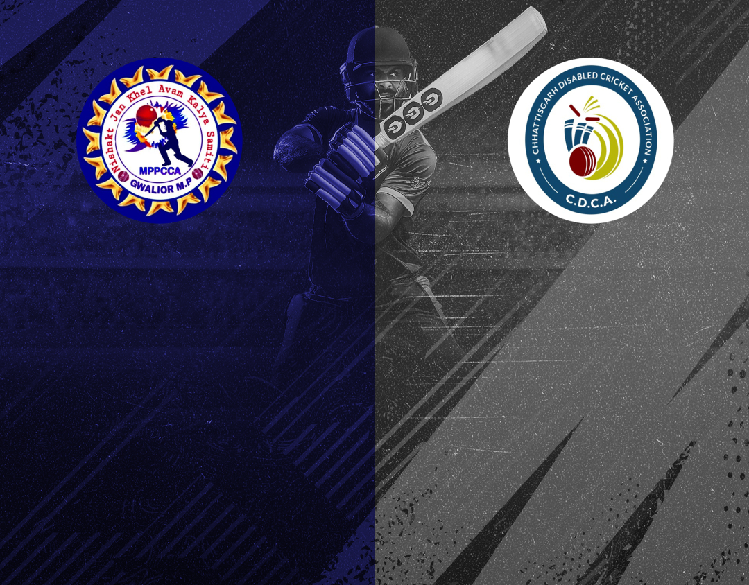 Match #46 of 4th national physical disability t20 championship : madhya pradesh divyang vs chattisgarh divyang banner