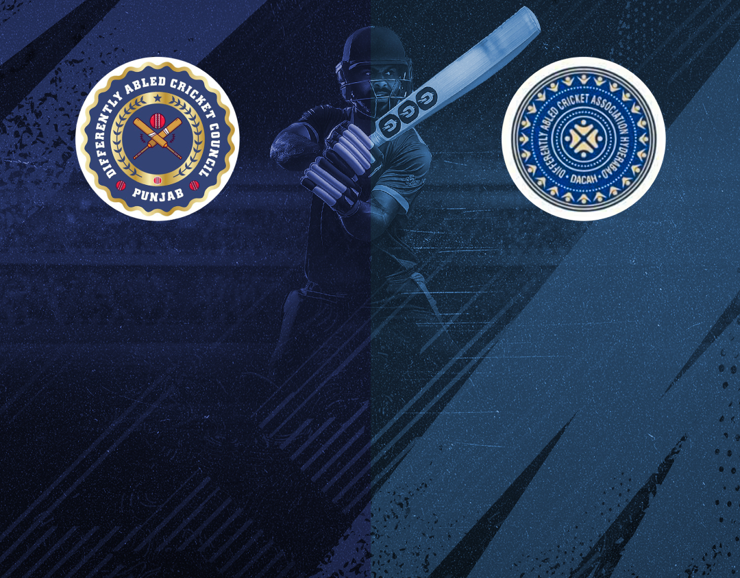 Match #45 of 4th national physical disability t20 championship : punjab divyang vs hyderabad divyang banner