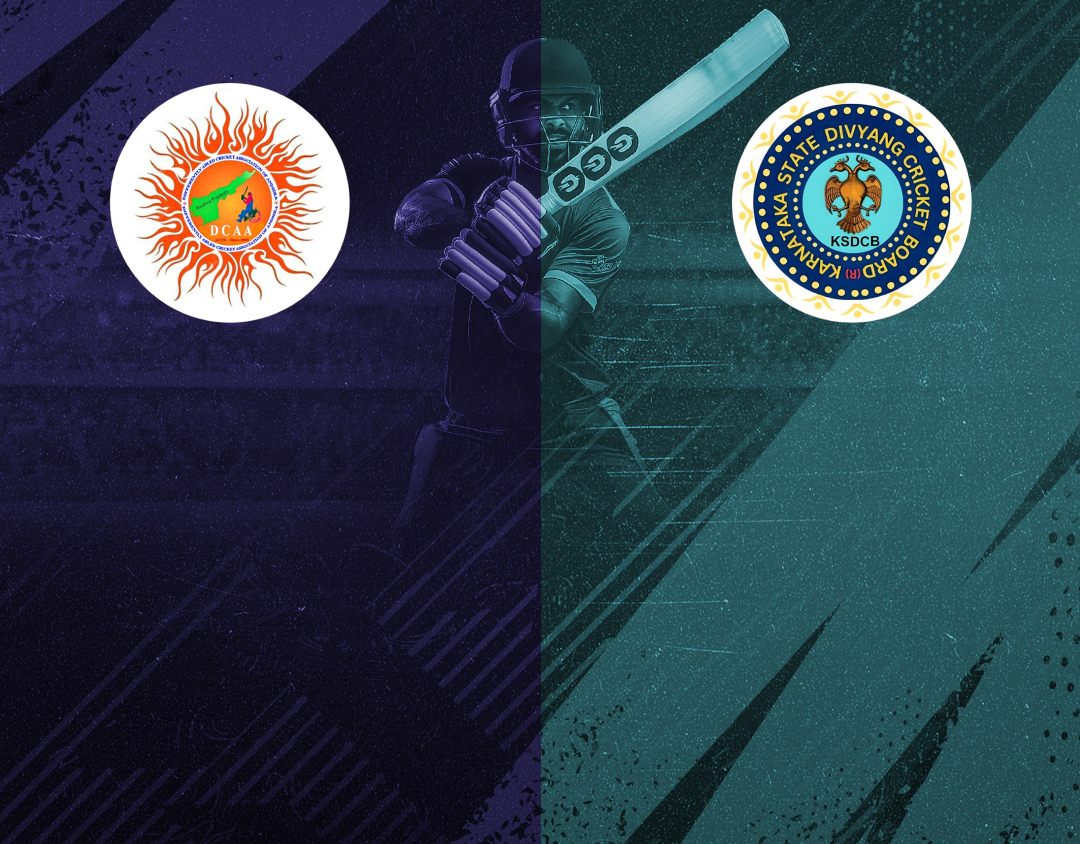 Match #33 of 4th national physical disability t20 championship : andhra pradesh divyang vs karnataka divyang banner