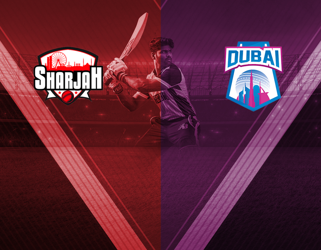 Match 2 of emirates d20, 2024: sharjah vs dubai banner