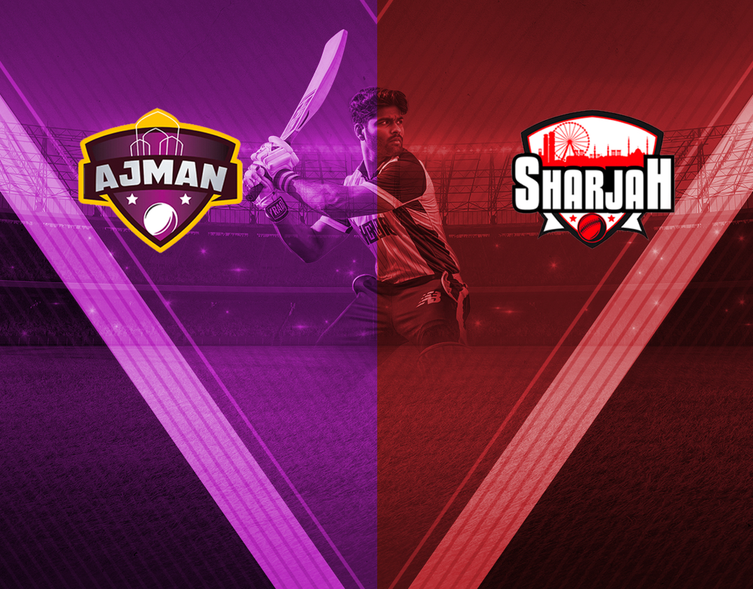 Match 9 of emirates d20, 2024: ajman vs sharjah banner