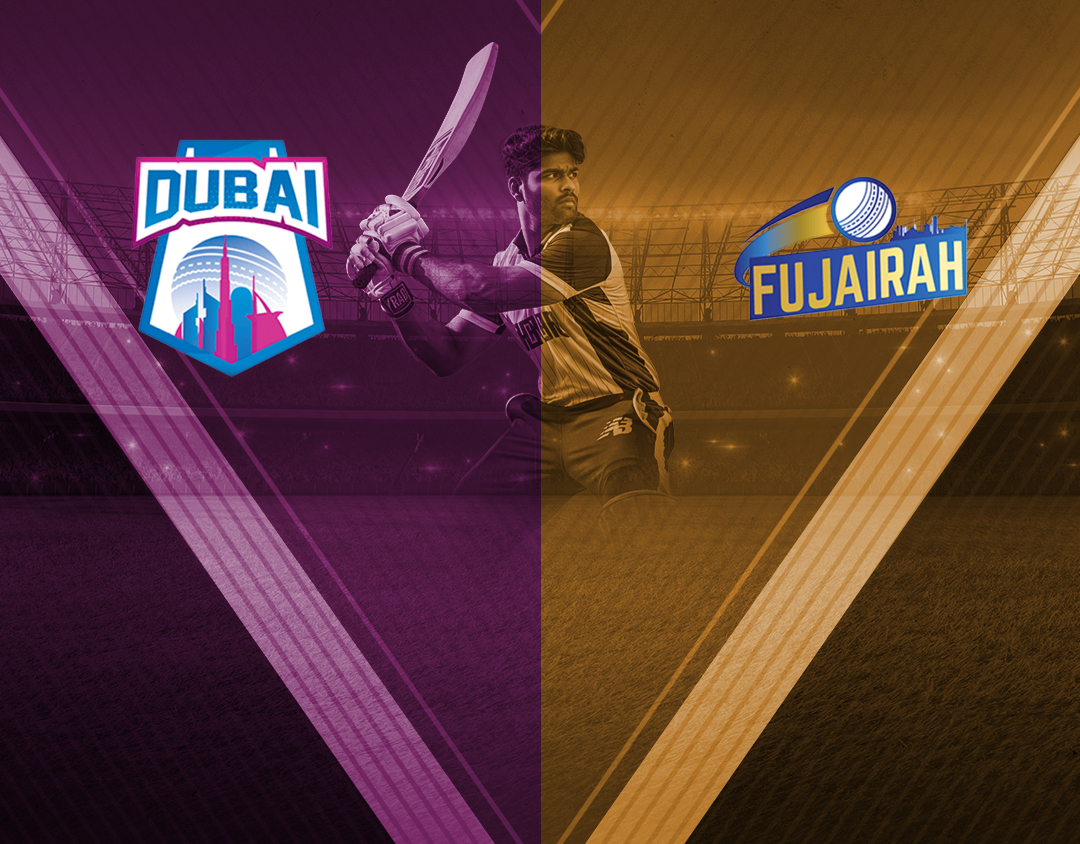 Match 20 of emirates d20, 2024: dubai vs fujairah banner