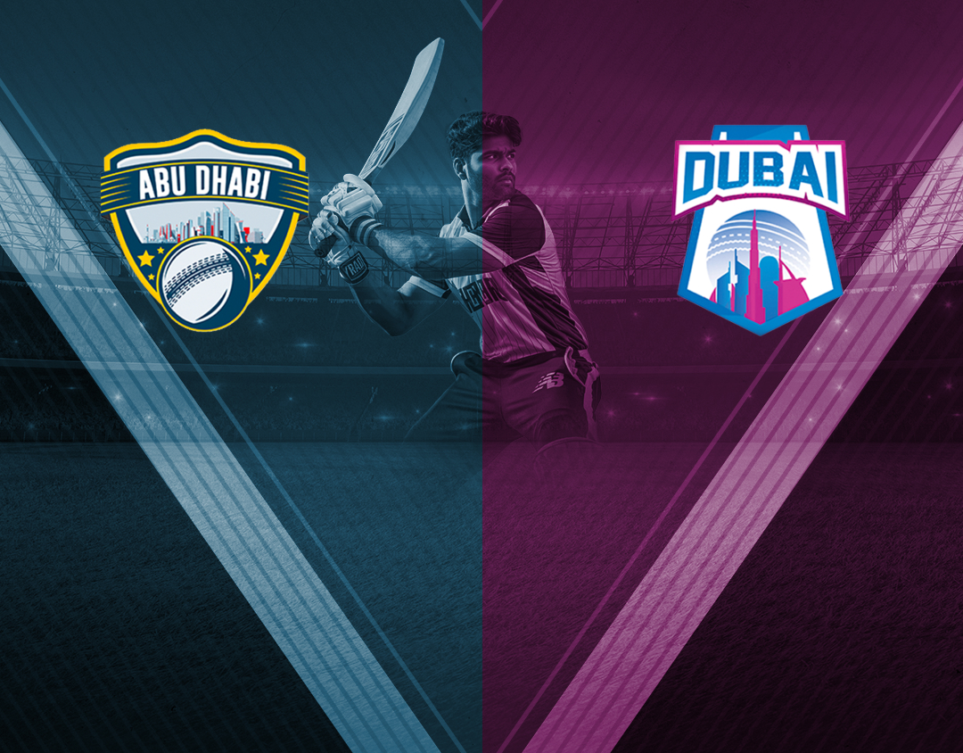 Match 23 of emirates d20, 2024: abu dhabi vs dubai banner