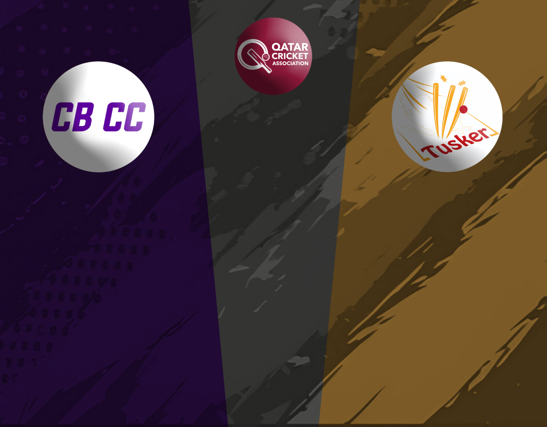 Match 16 of qatar pro league, 2024: cbcc vs tusker cc banner