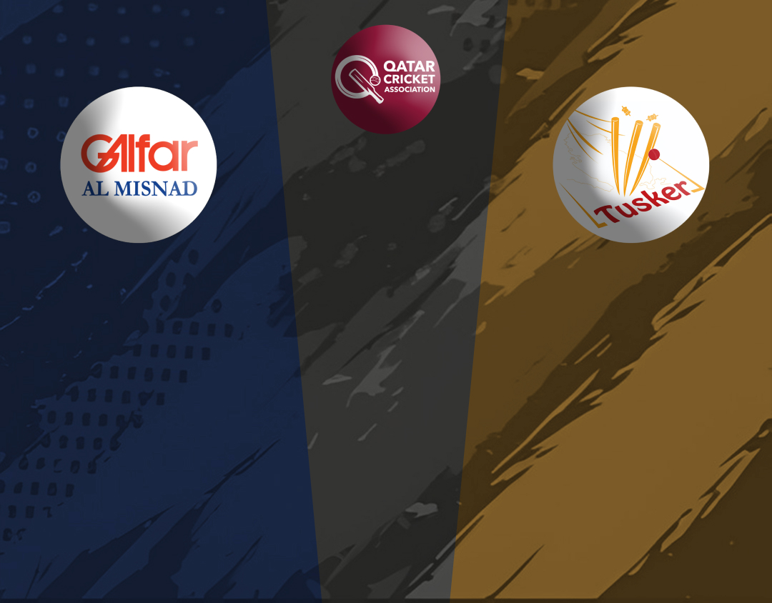 Match 21 of qatar pro league, 2024: galfar al misnad vs tusker cc banner