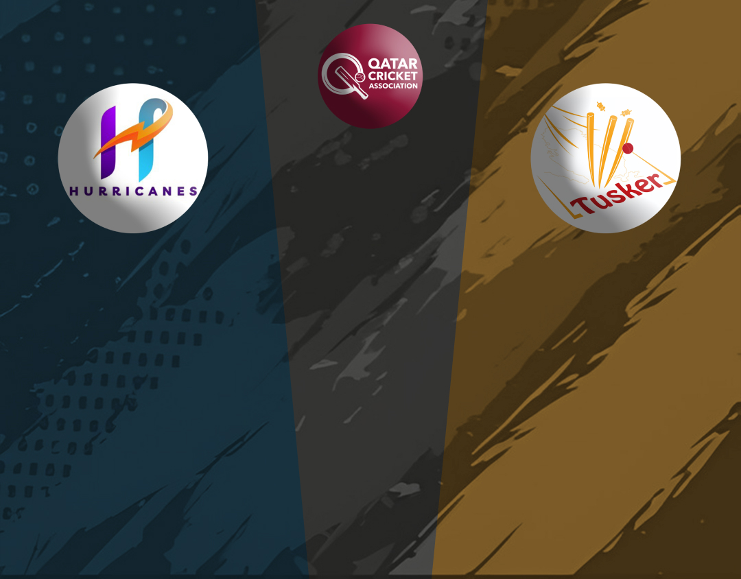 Match 25 of qatar pro league, 2024: hurricanes vs tusker cc banner