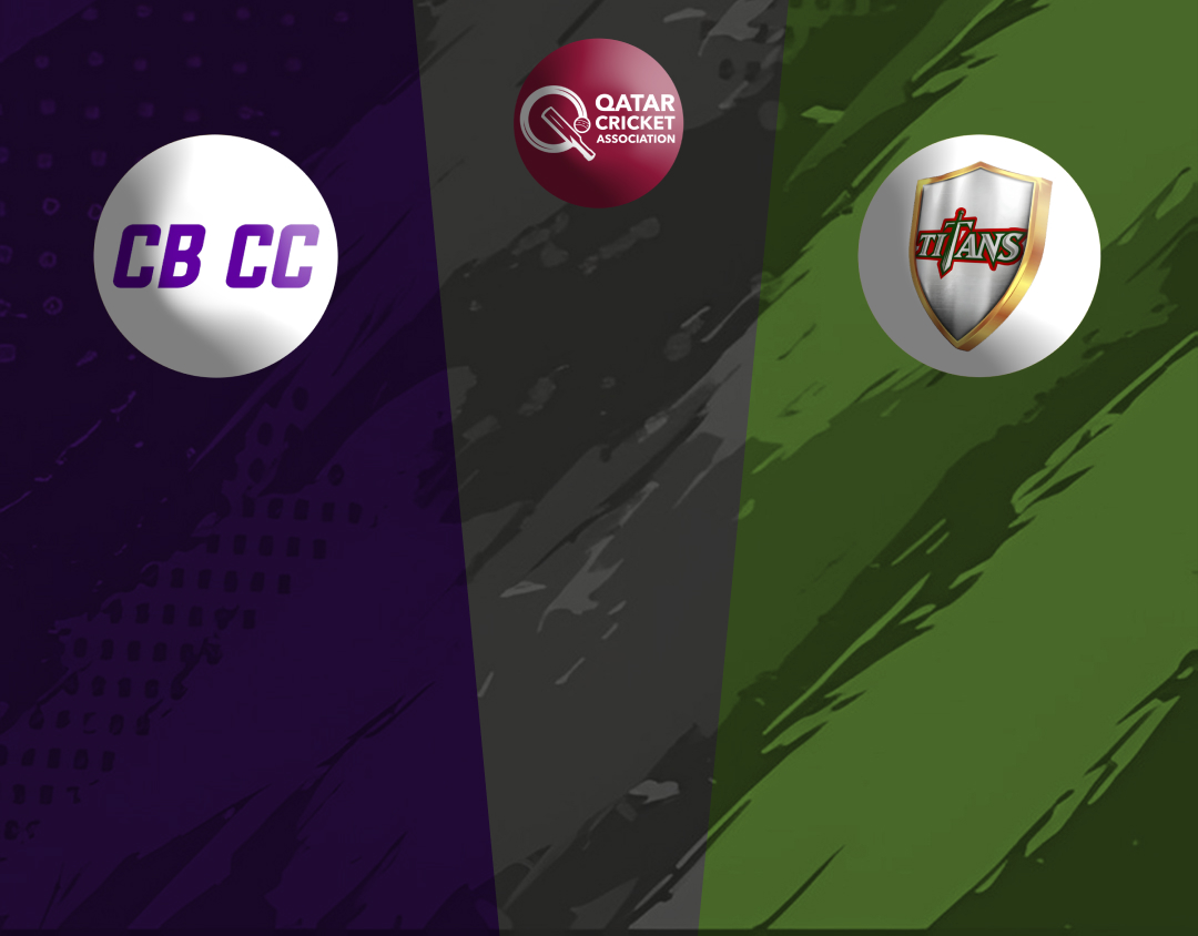 Match 27 of qatar pro league, 2024: cbcc vs titans banner