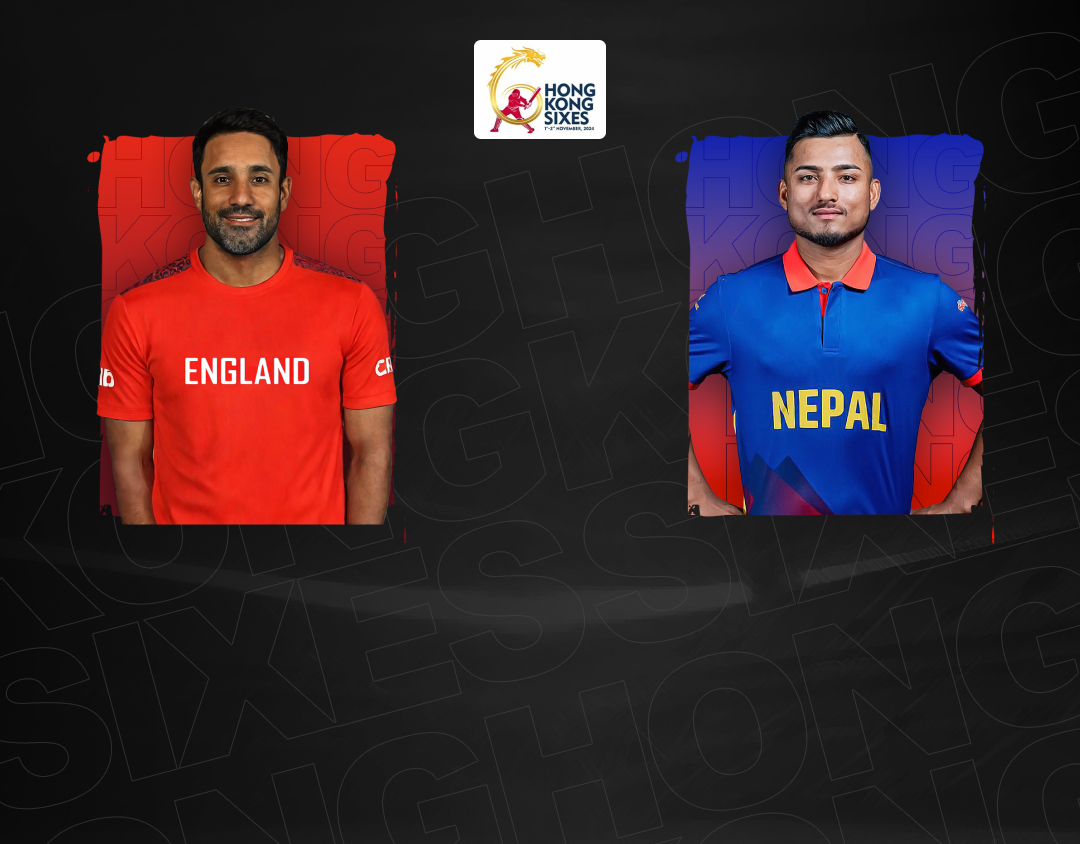 Match 2 of hong kong sixes, 2024: england vs nepal banner