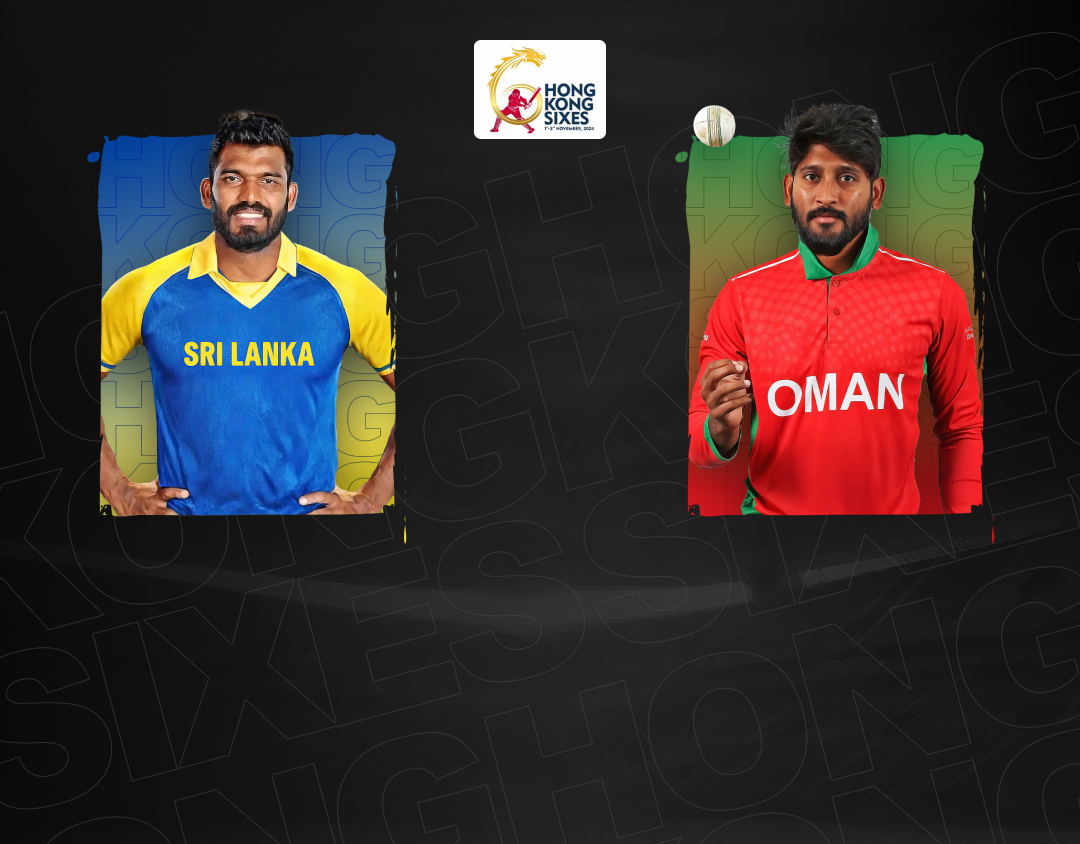 Match 4 of hong kong sixes, 2024: sri lanka vs oman banner