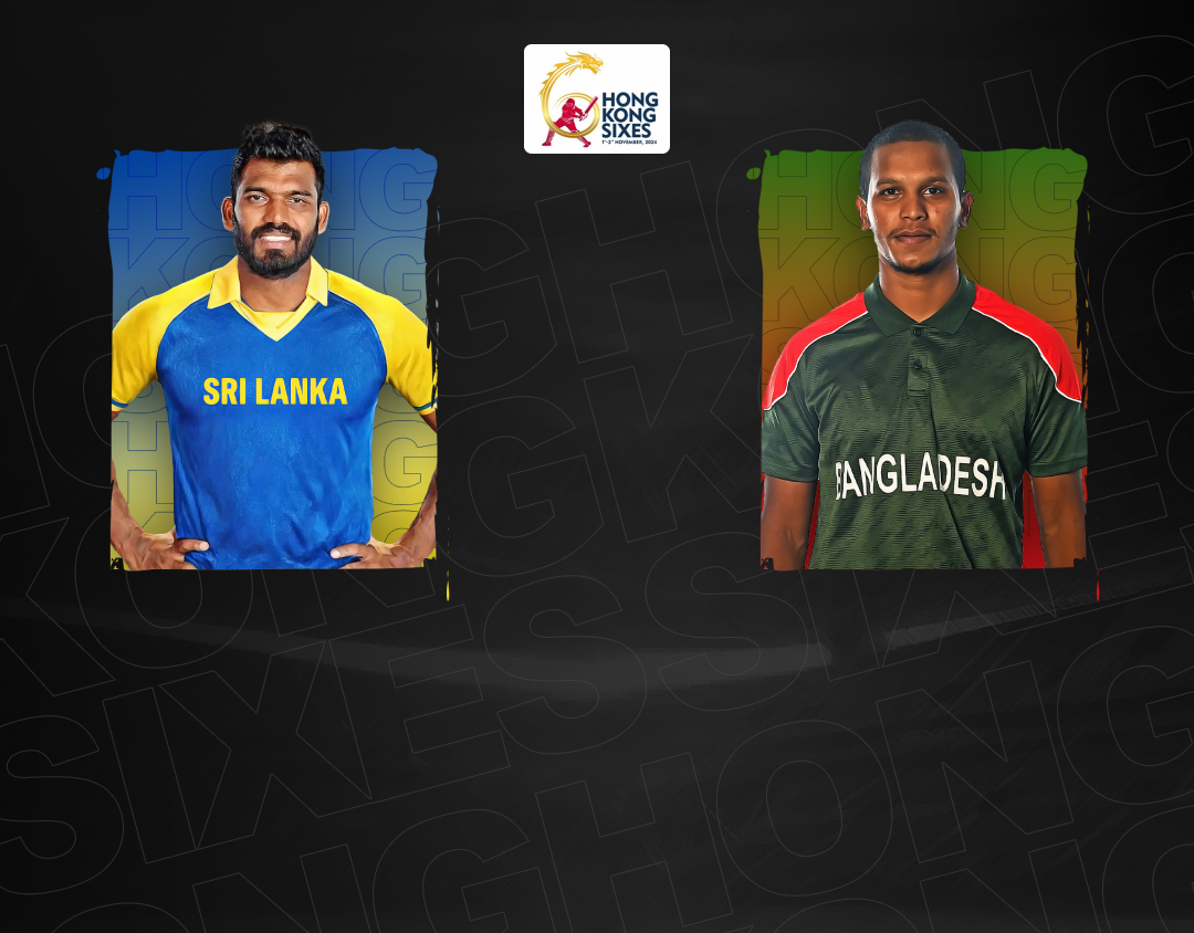 Match 10 of hong kong sixes, 2024: sri lanka vs bangladesh banner