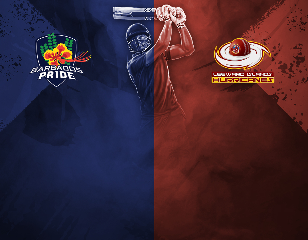 Match 6 of cg united super50 cup, 2024: barbados pride vs leeward islands hurricanes banner