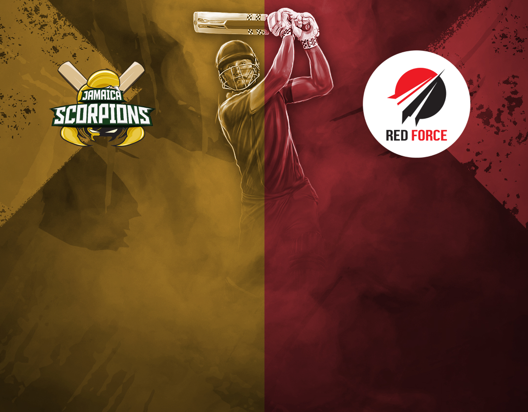 Match 22 of cg united super50 cup, 2024: jamaica scorpions vs trinidad & tobago red force banner