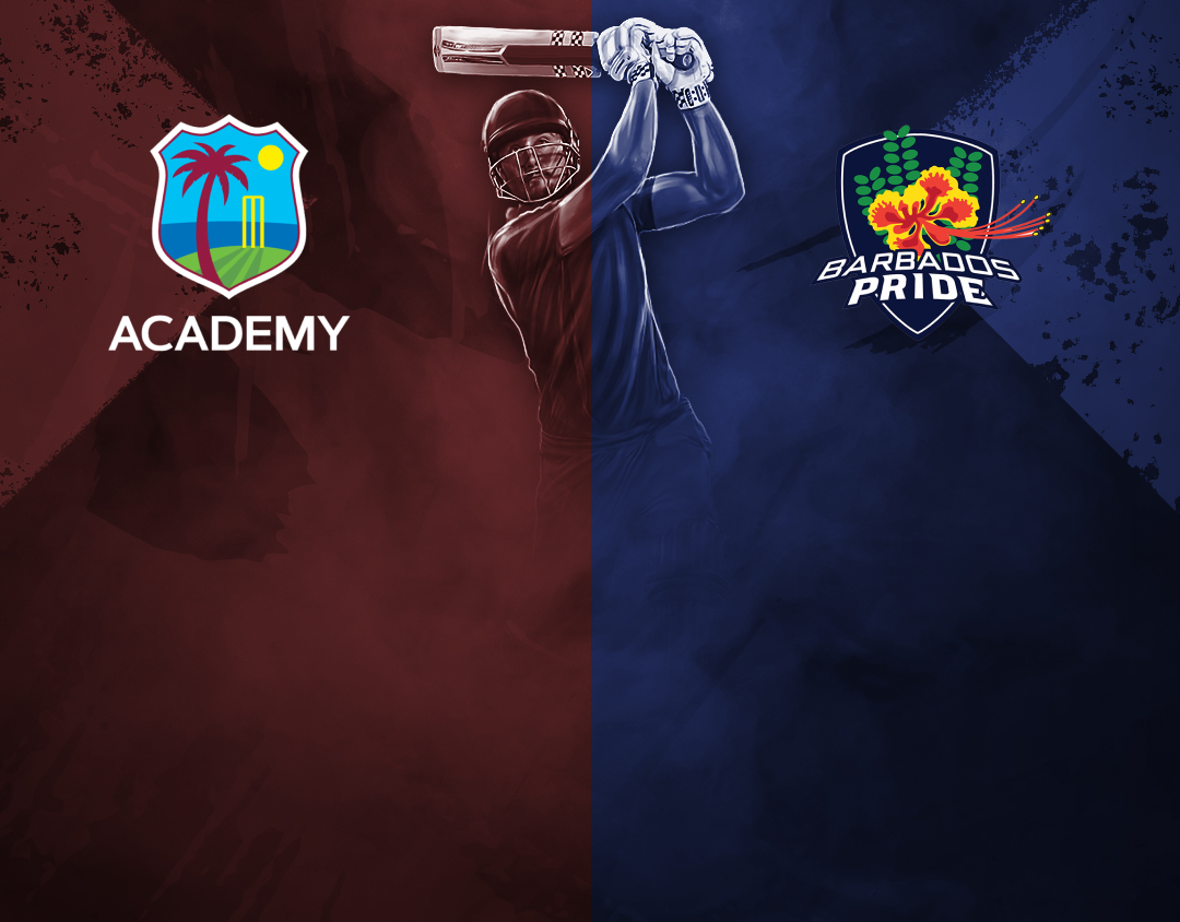 Match 23 of cg united super50 cup, 2024: west indies academy vs barbados pride banner