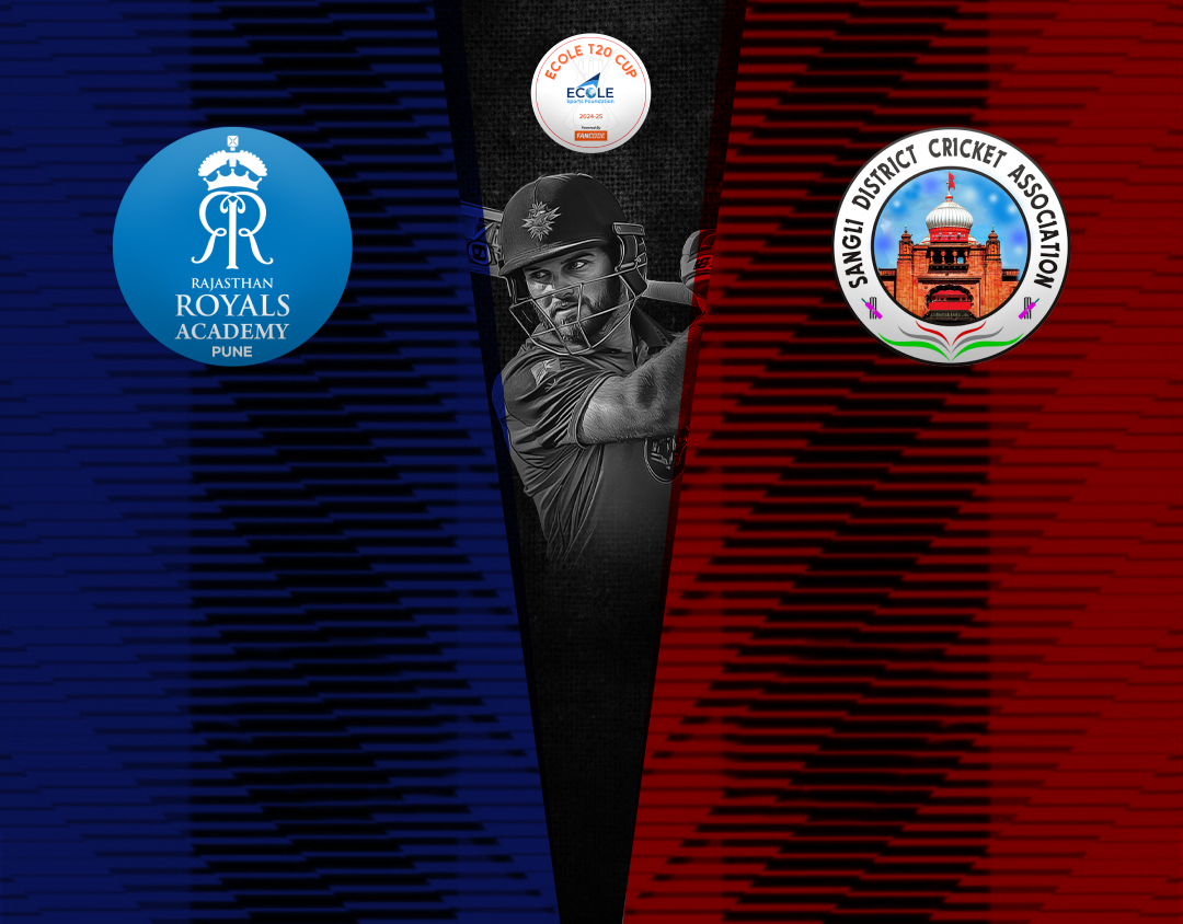 Match 22 of ecole t20 cup, 2024: rajasthan royals academy vs sdca banner
