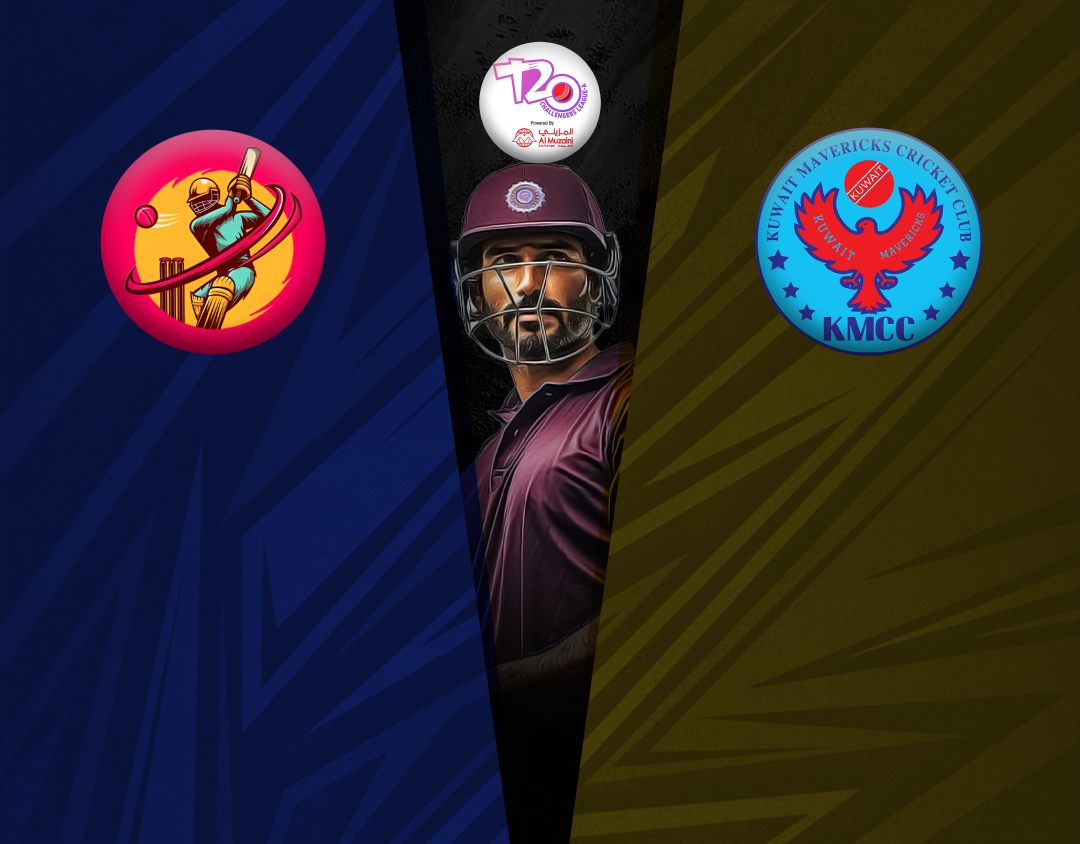 3rd place play-off of kcc t20 challengers a league, 2024-25: kuwait mavericks vs strikers afghan banner