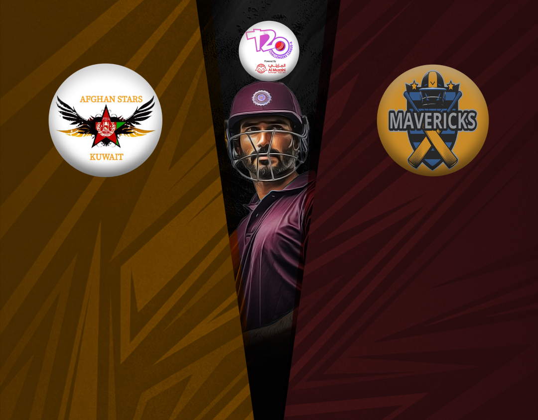 Match 41 of kcc t20 challengers a league, 2024-25: afghan stars vs cyro maviricks banner
