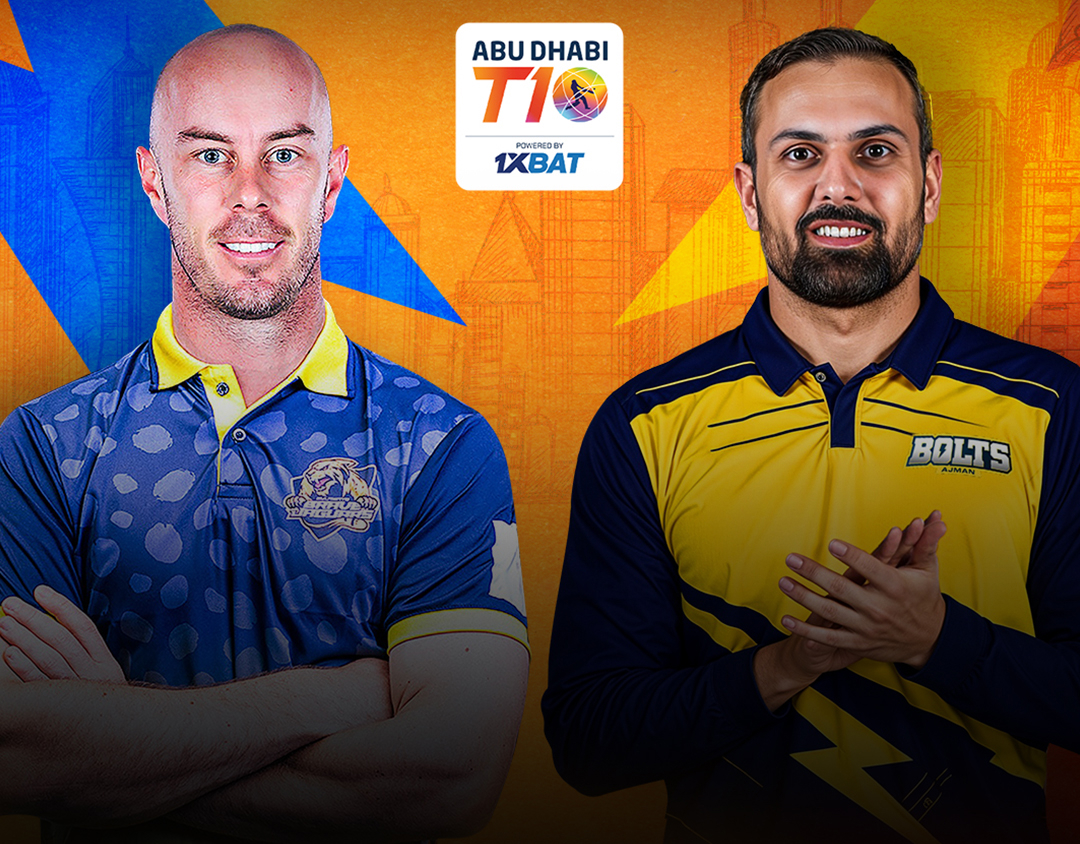 Match 17 of abu dhabi t10 league, 2024: chennai brave jaguars vs ajman bolts banner