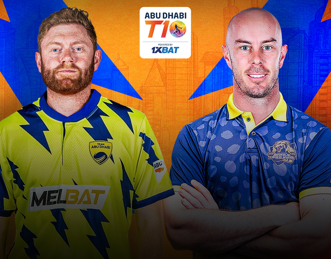 Match 23 of abu dhabi t10 league, 2024: team abu dhabi vs chennai brave jaguars banner